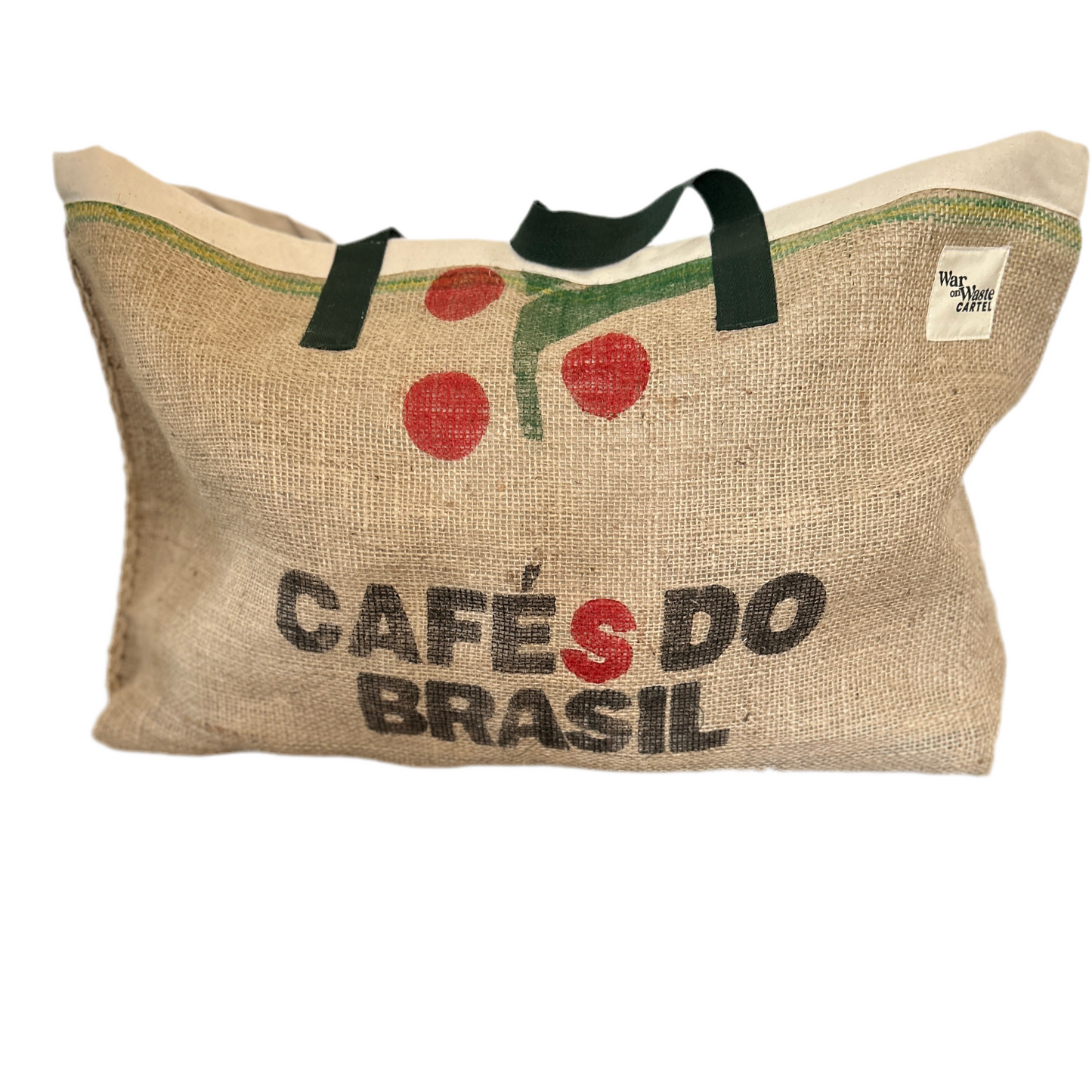 Upcycled Tote Carry Bag | Cafe Brazil | War On Waste Cartel