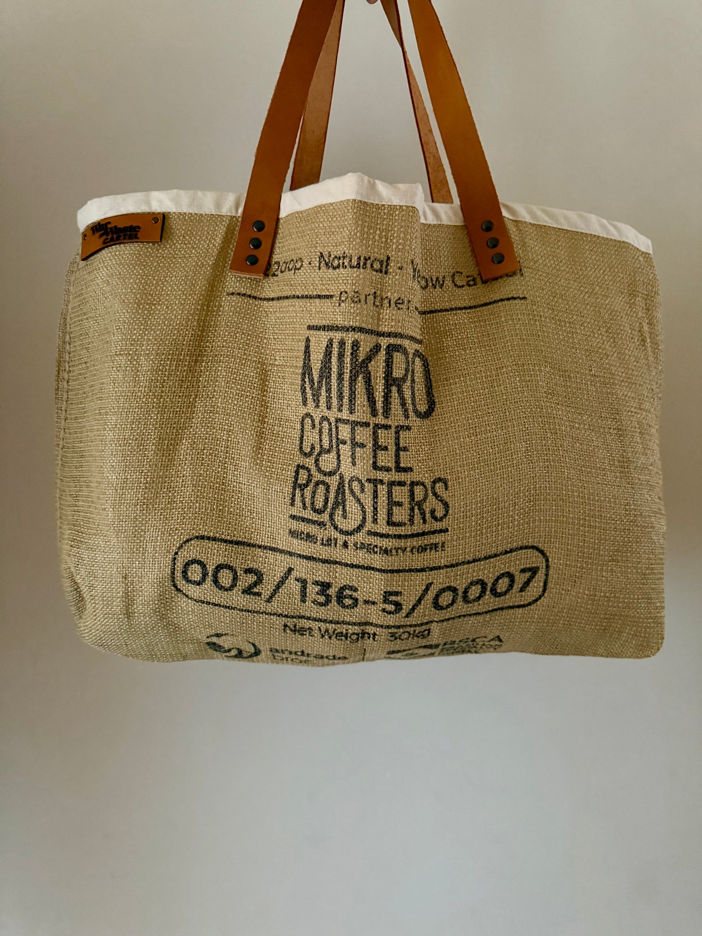 Upcycled Tote Bag | Mikro Coffee | War On Waste Cartel