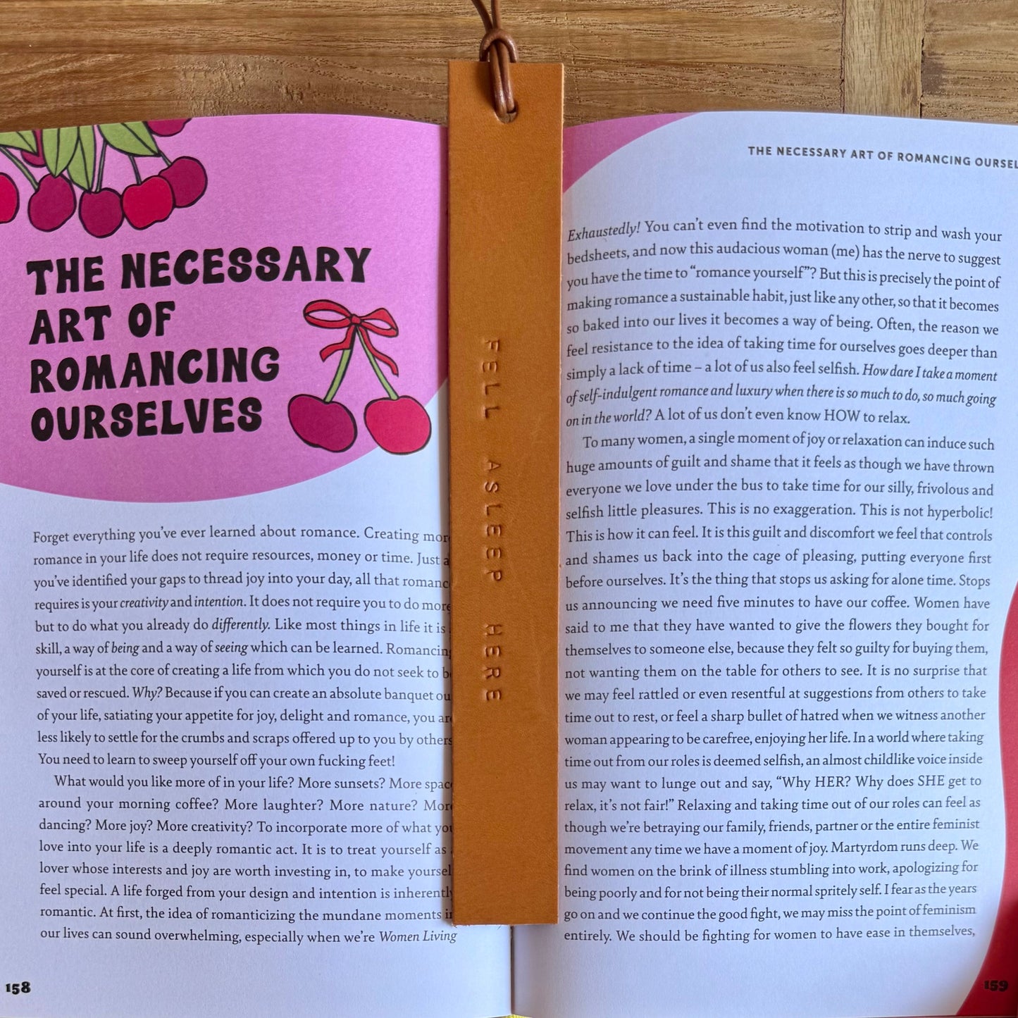 Zero Waste Bookmark | FELL ASLEEP HERE