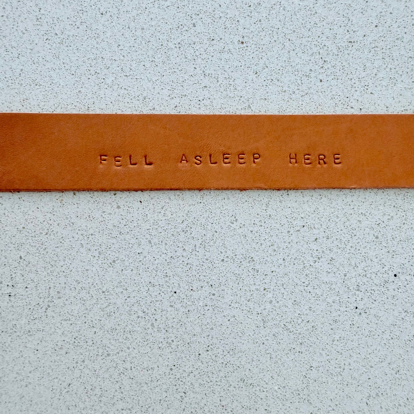 Zero Waste Bookmark | FELL ASLEEP HERE