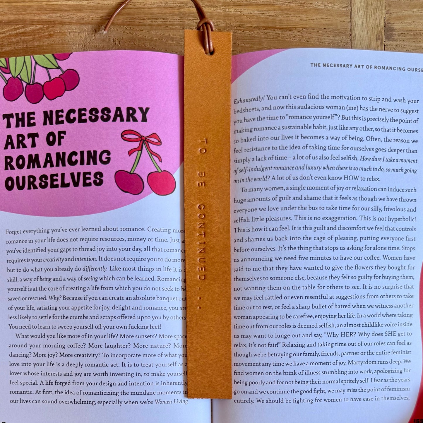 Zero Waste Bookmark | TO BE CONTINUED