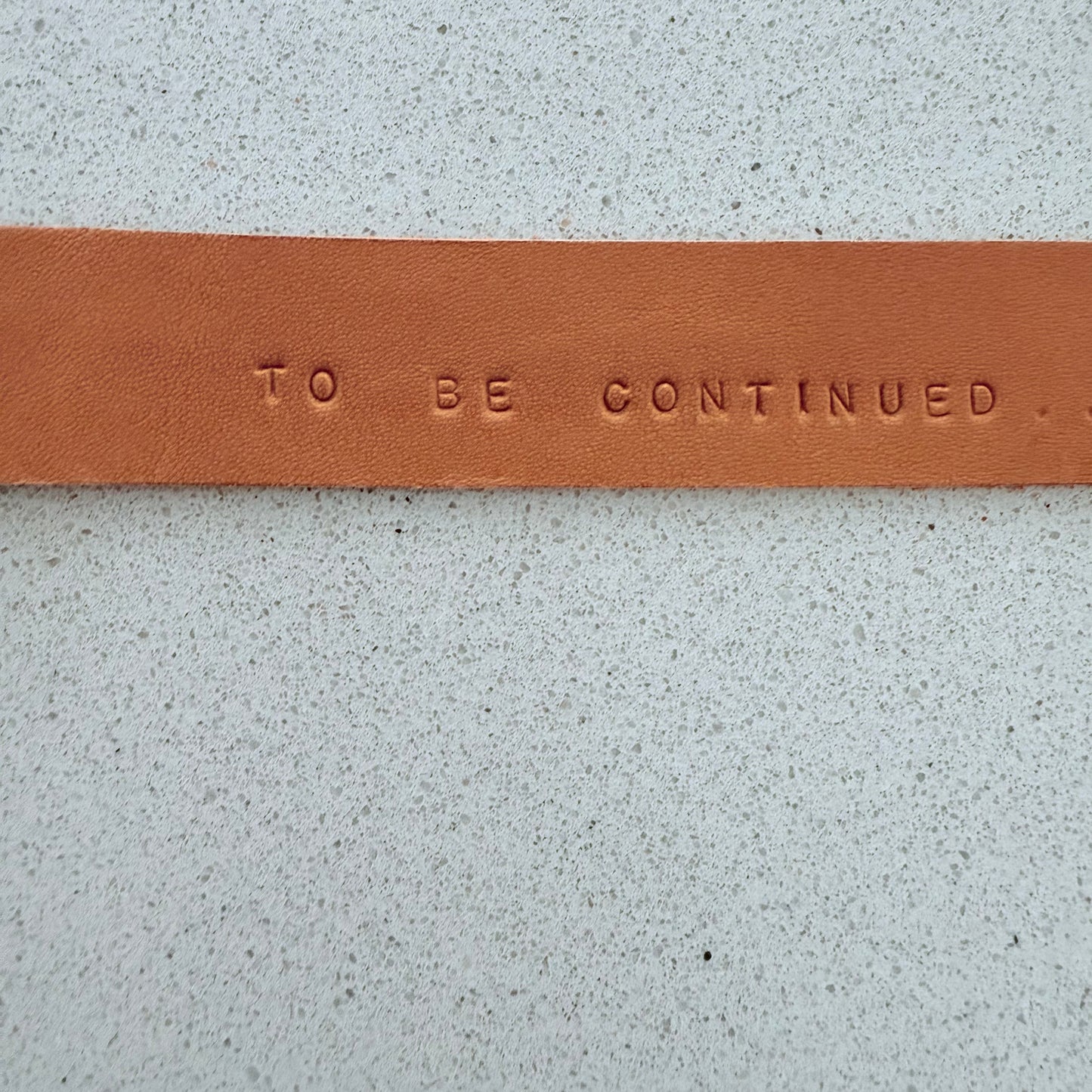 Zero Waste Bookmark | TO BE CONTINUED