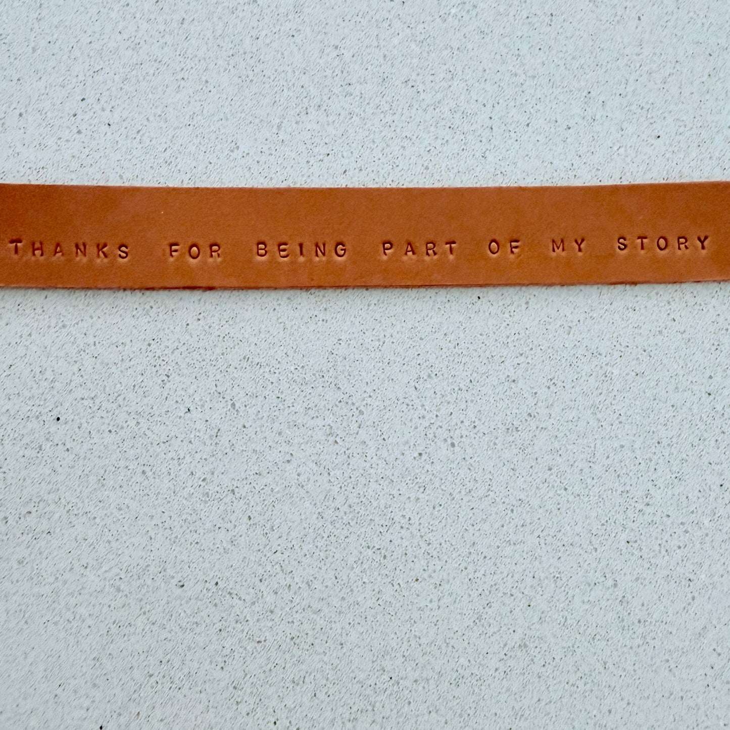 Zero Waste Bookmark | THANKS FOR BEING PART OF MY STORY
