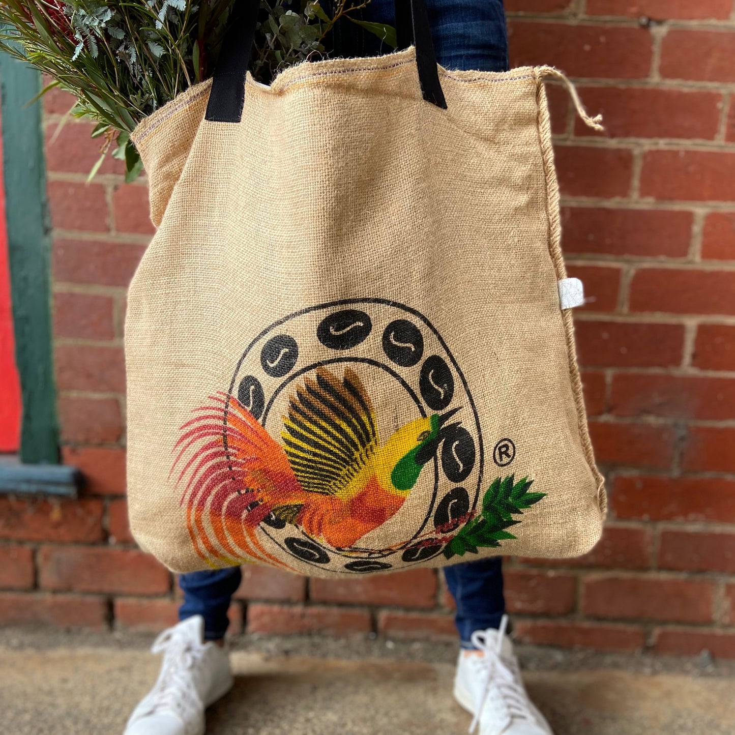 Vegan Upcycled Tote Bag | Beautiful Bird | War On Waste Cartel