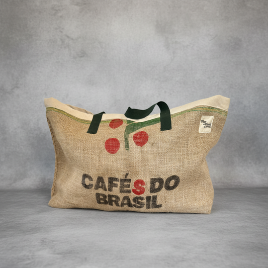 Upcycled Tote Carry Bag | Cafe Brazil | War On Waste Cartel