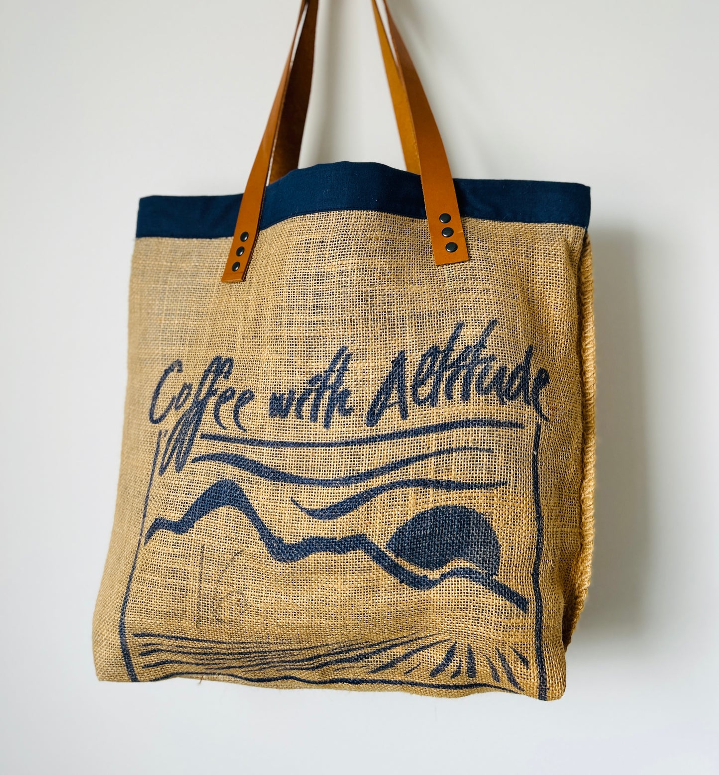 Upcycled Tote Bag | Coffee with Altitude | War On Waste Cartel