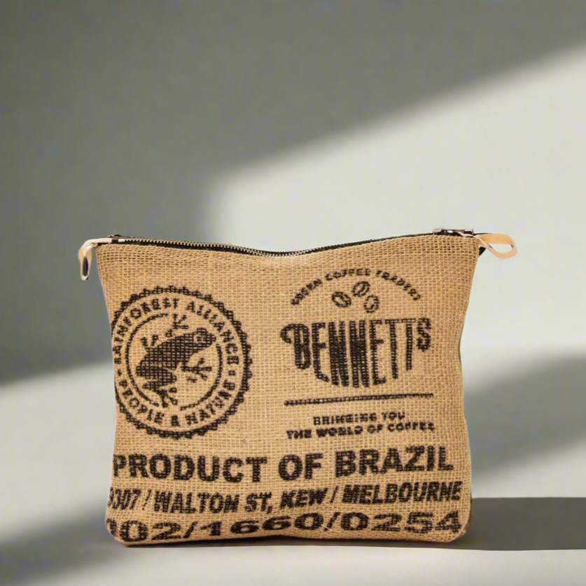 Zippered Clutch - Bennetts Coffee Brazil