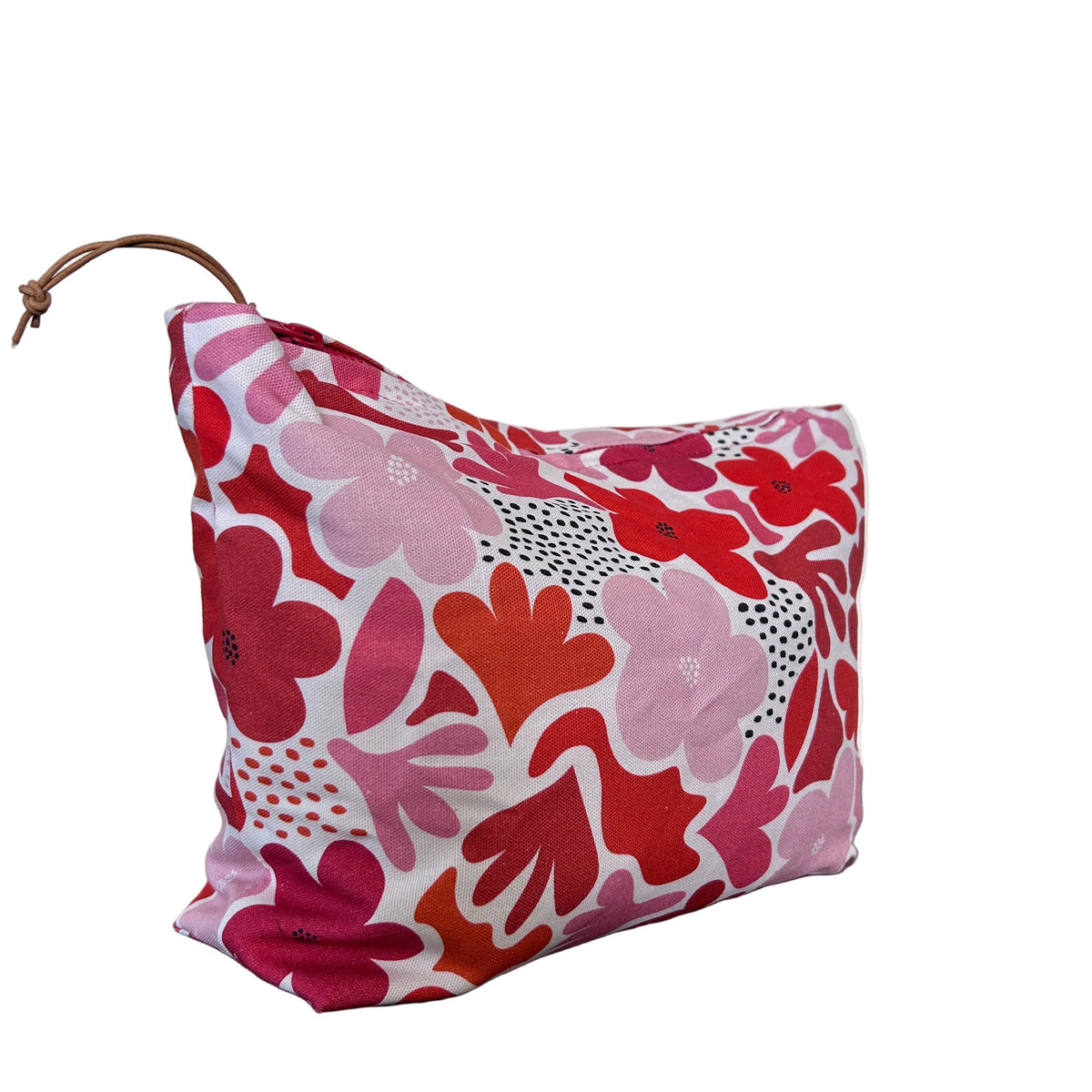 Daisy Makeup & Toiletry Bag – Red/Pink Jocelyn Proust Print