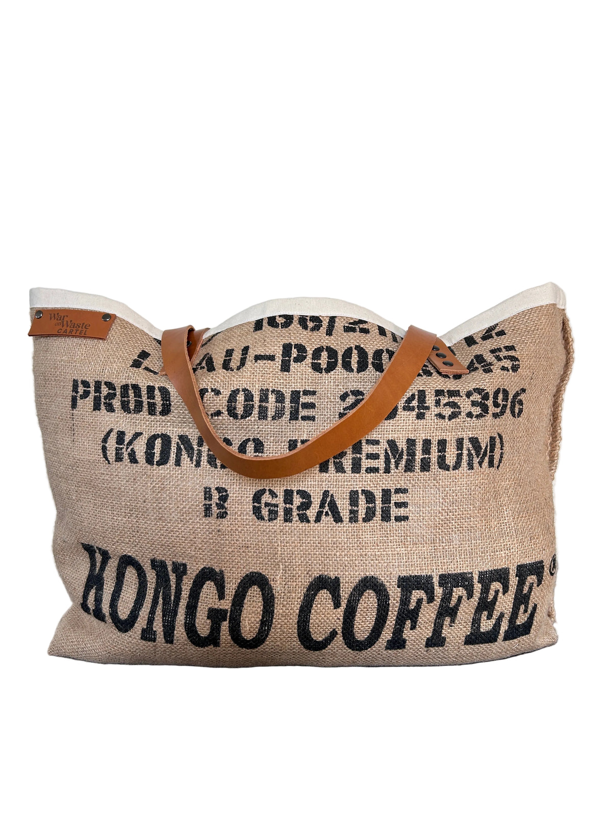 Upcycled Tote Bag - Kongo Coffee