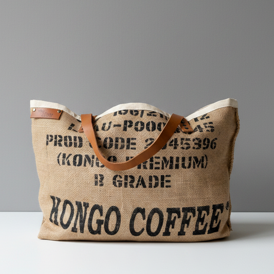 Upcycled Tote Bag - Kongo Coffee