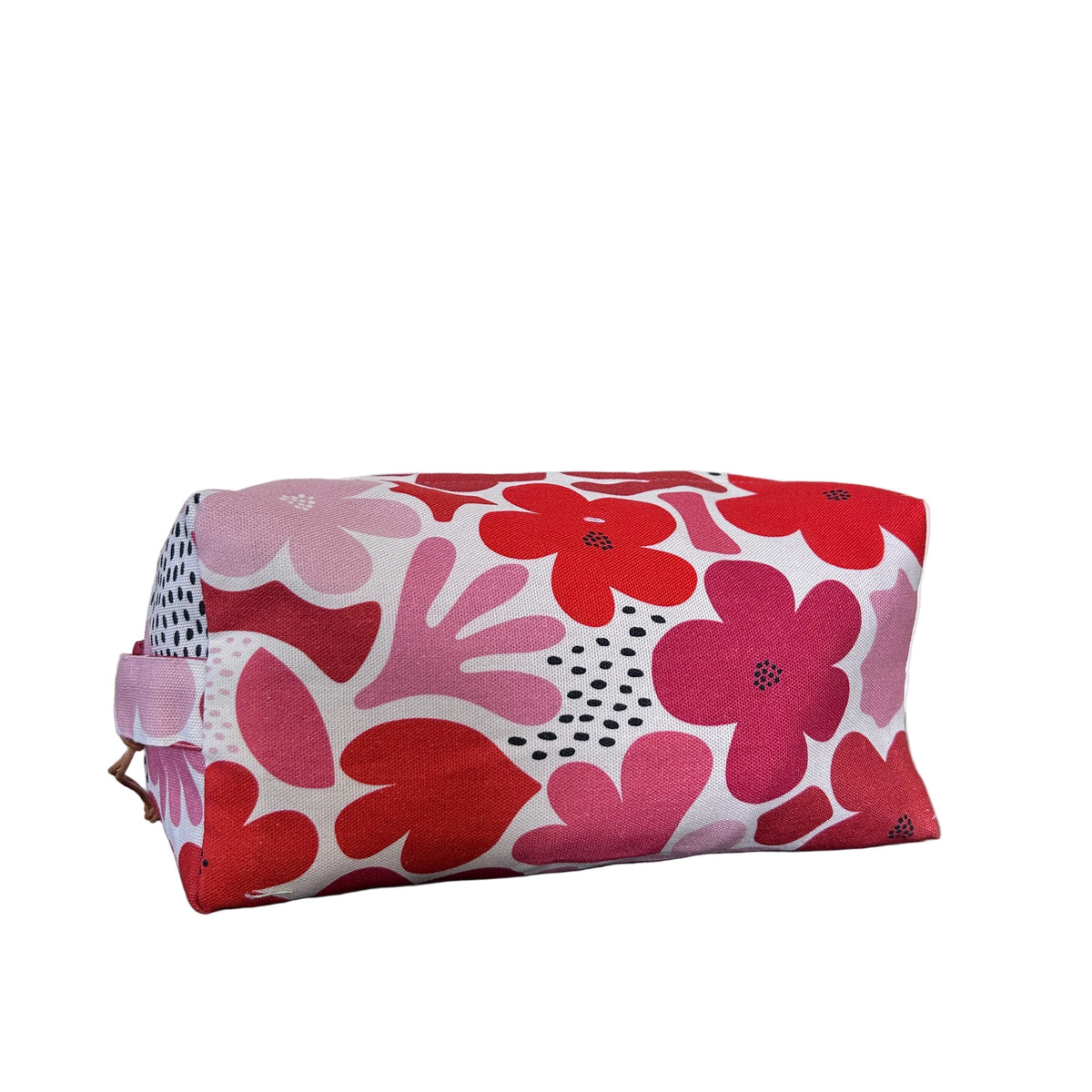 Daisy Red/Pink Utility Travel Case – Toiletry Bag / Dopp Kit (Australian Made)
