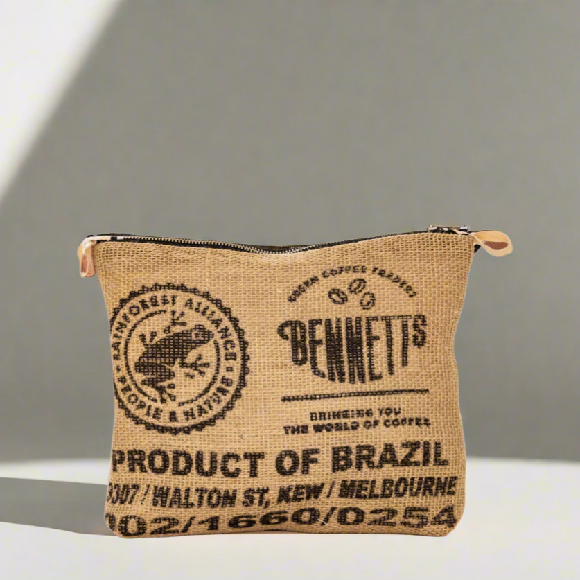 Zippered Clutch - Bennetts Coffee Brazil