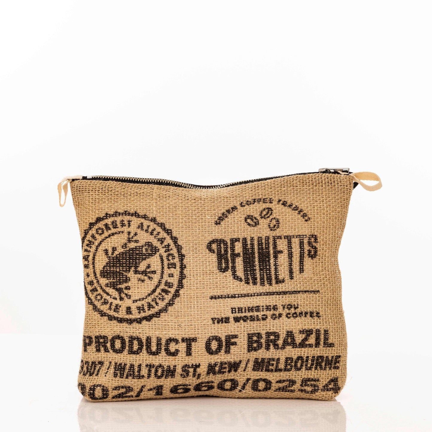 Zippered Clutch - Bennetts Coffee Brazil