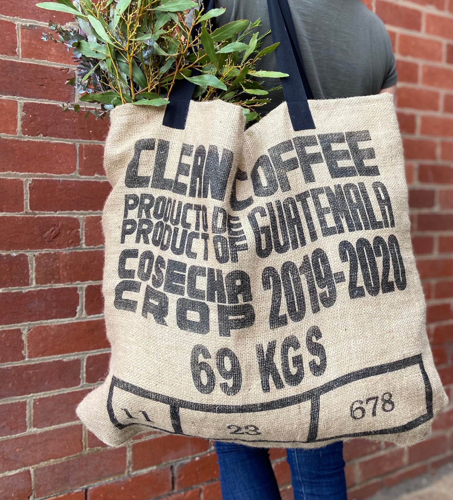 Vegan upcycled tote bag | Guatemala | War On Waste Cartel